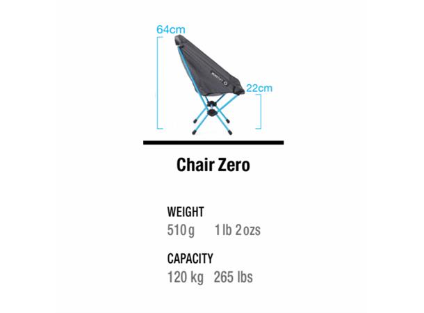 Chair Zero Black/Cyan Blue 