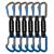 Shadow Quickdraw 6 Pack Titanium/Blue 12cm 
