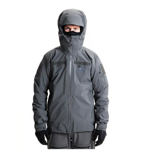 Tupilak Jacket WLD - Velcro Teknisk og robust Gore Pro skalljakke -Shadow Grey