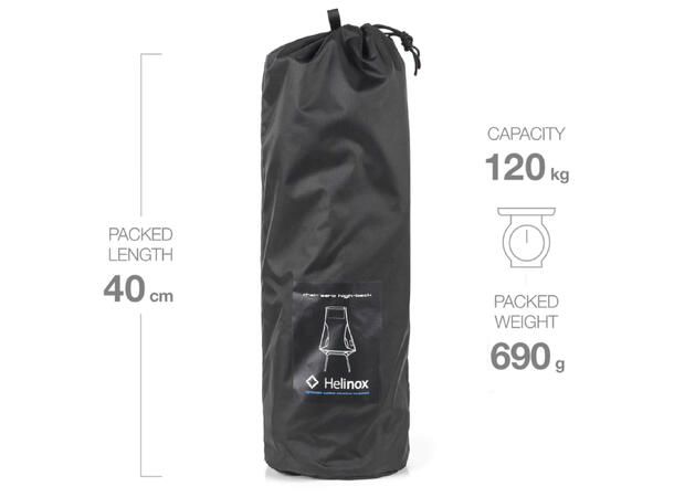 Chair Zero High-back Black/Cyan Blue 