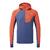 Aiguille Hooded Mens Top Dusk/RedRock L 