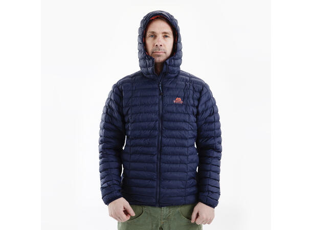 Particle Hooded Mens Jacket Cosmos/RedRock L 