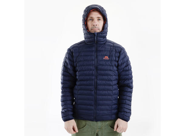 Particle Hooded Mens Jacket Cosmos/RedRock L 
