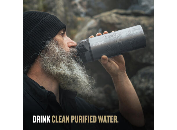 GeoPress® Ti Filr& P Bottle Plus Cook L 710ml Covert Black 