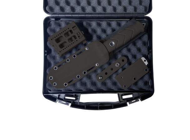 VENGEUR KNIFE BLACK Taktisk overlevelseskniv 