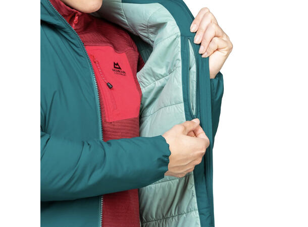 Andola Hooded Wmns Jacket Deep Teal 10 