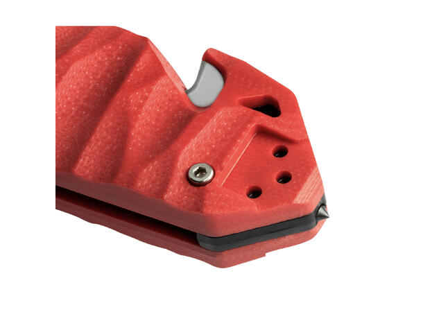 CAC S200 RED TOXIFIED G10 HDL SERRATION IN BOX 