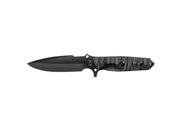 MARAUDEUR KNIFE  BLACK G10 Overlevelseskniv med glatt blad 