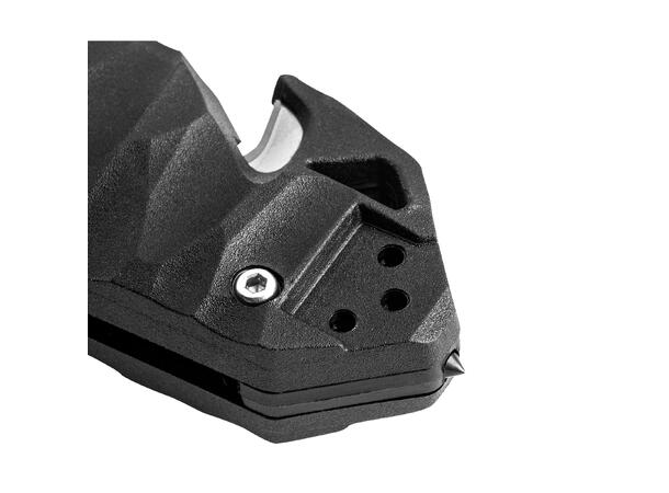 CAC S200 BLACK TOXIFIED G10 HDL SERRATION IN BOX 