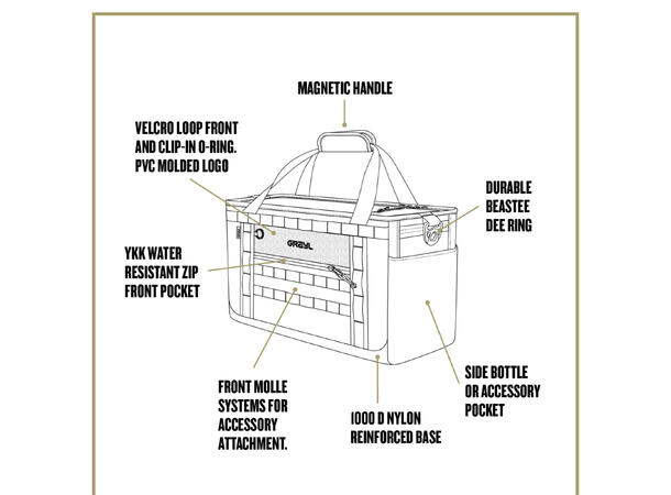 Mission Tote 58 L Covert Black 