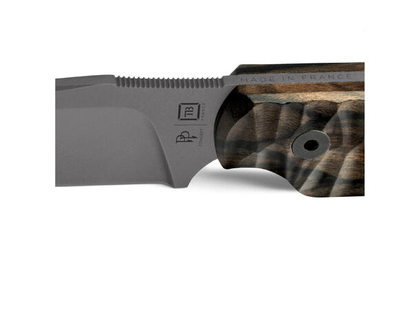 COMMANDEUR KNIFE TOXIFIED ZIRICOTE HDL WITH POUCH IN BOX 