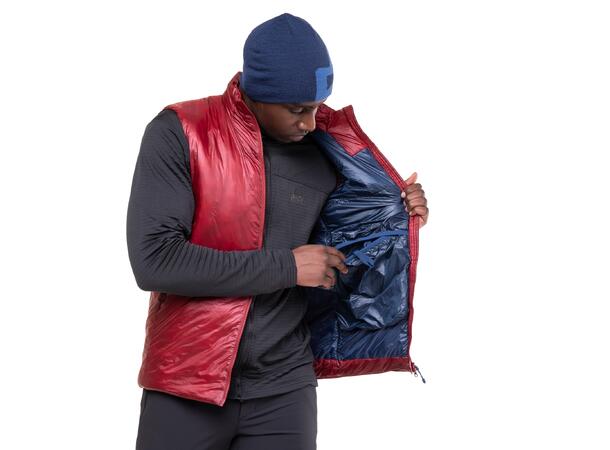 Oreus Mens Vest Merlot/Admiral blue L 