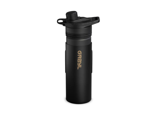 GeoPress® Ti Fil& P Bottle Plus Cook Lid 710ml Black Edition 