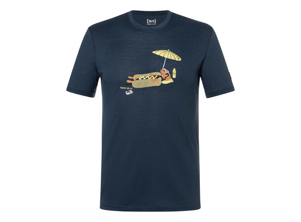 M Hot Dog Tee Blueberry/Various XL 