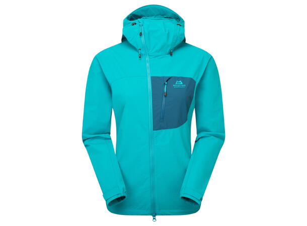 Squall Hooded Wmns Jacket Topaz/Majolica 10 