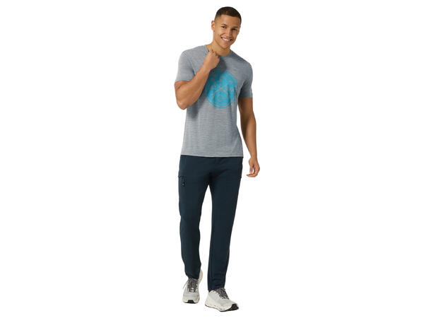 M Salt & Rock Tee Cashmere Grey Melange/Blue Heaven S 