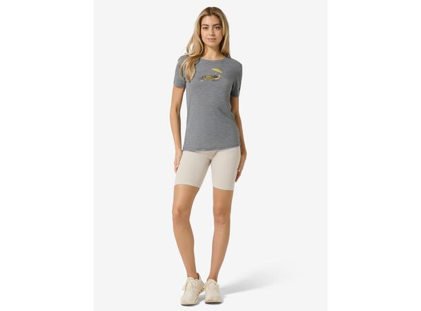 W Hot Dog Tee Cashmere Grey Melange/Various XS 