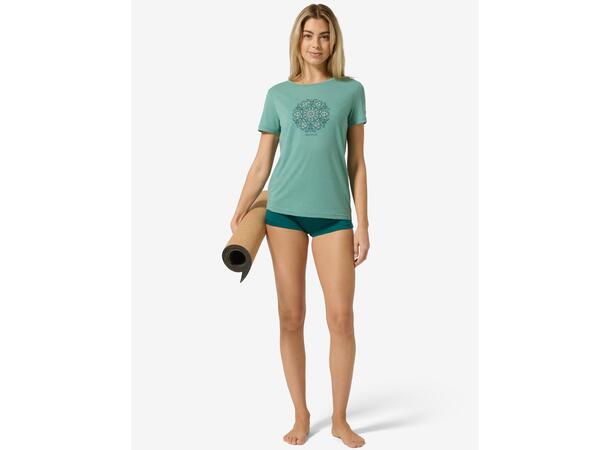 W Ornament Tee Lagoon Green/Pacific/Feather Grey M 