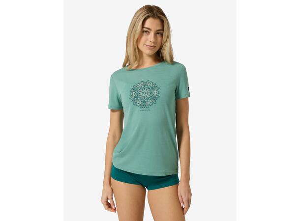 W Ornament Tee Lagoon Green/Pacific/Feather Grey S 
