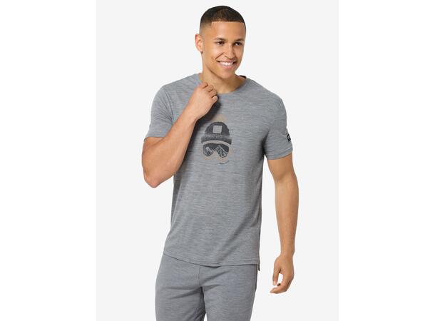 M Gogeanie Tee Cashmere Grey Melange M 