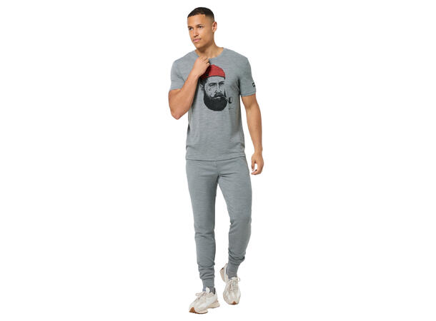 M Sailor Tee Cashmere Grey Melange/Jet Black M 