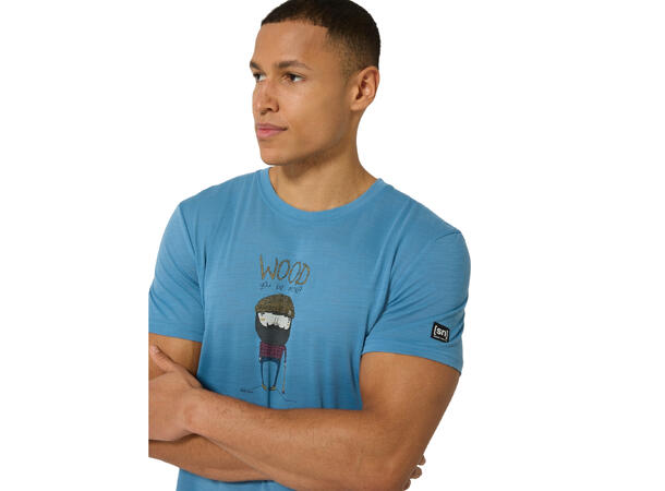 M Wood Crafti Tee Blue Heaven/Various M 