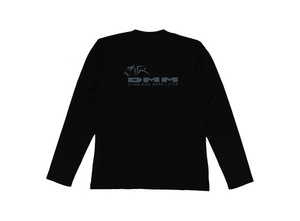 DMM LS T-Shirt Climb Now Work Later Black L 