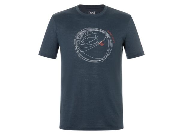 M Donut Tee Blueberry/Vapor Grey L 