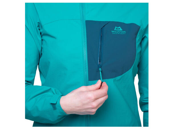 Squall Hooded Wmns Jacket Topaz/Majolica 12 