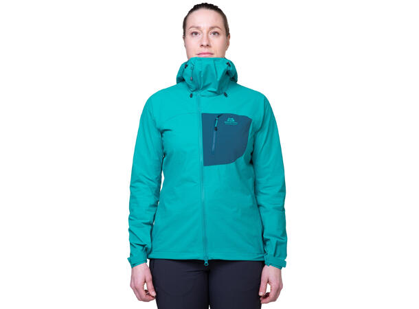 Squall Hooded Wmns Jacket Topaz/Majolica 12 