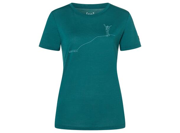 W Bergglück Tee Pacific/Lagoon Green XS 