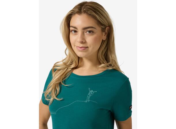 W Bergglück Tee Pacific/Lagoon Green XS 