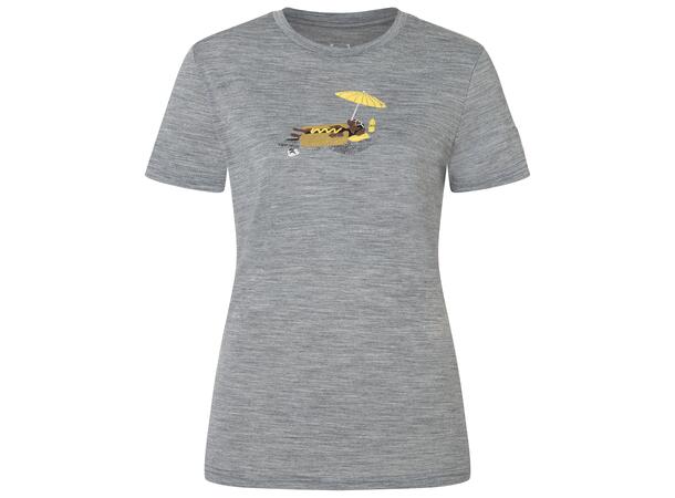 W Hot Dog Tee Cashmere Grey Melange/Various M 