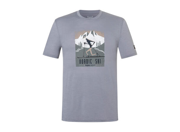 M Nordic Ski Tee Foggy Blue/Various M 